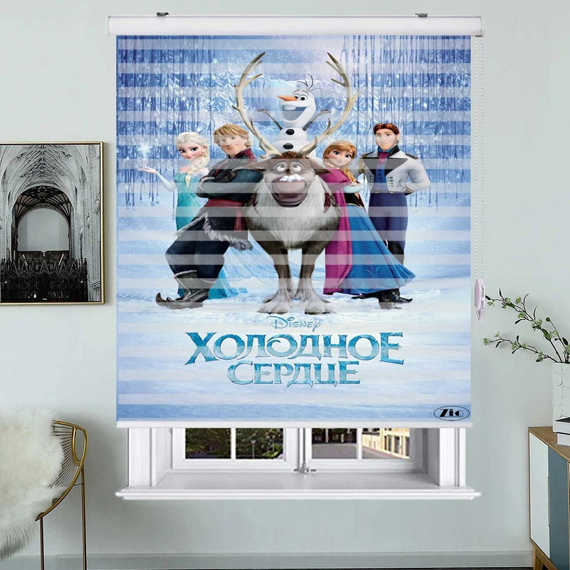 پرده زبرا زیو مدل K3124 سایز 150x150 سانتی متر