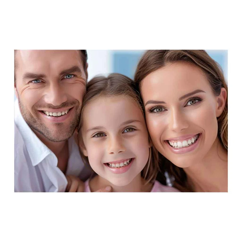 فرش پارچه‌ای مدل فرشینه طرح سلامت دندان  خانواده شاد کد AR3061472