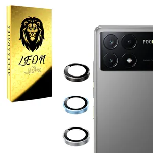 محافظ لنز دوربین فلزی مدل lenjeu مناسب برای گوشی موبایل Poco X6 Pro