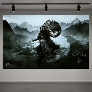 تابلو بوم طرح گیم مدل the elder scrolls skyrim کد PD1311200