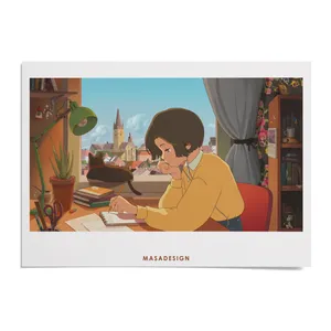 کارت پستال ماسا دیزاین طرح دختر مدل ZOD006