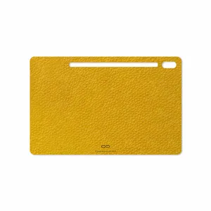 MAHOOT Mustard-Leather Cover Sticker for Samsung Galaxy Tab S6 2019 SM-T865