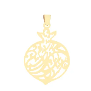 آویز گردنبند طلا 18 عیار زنانه عدنان مدل WDX44