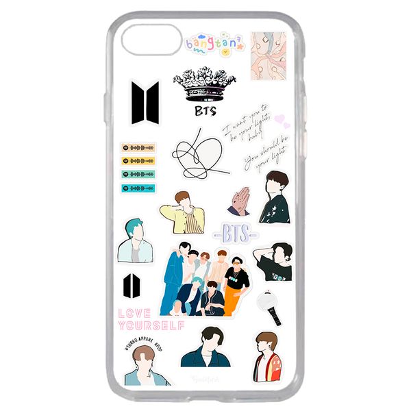 
 کاور طرح BTS مناسب برای گوشی موبایل اپل iPhone 7 / 8 
 