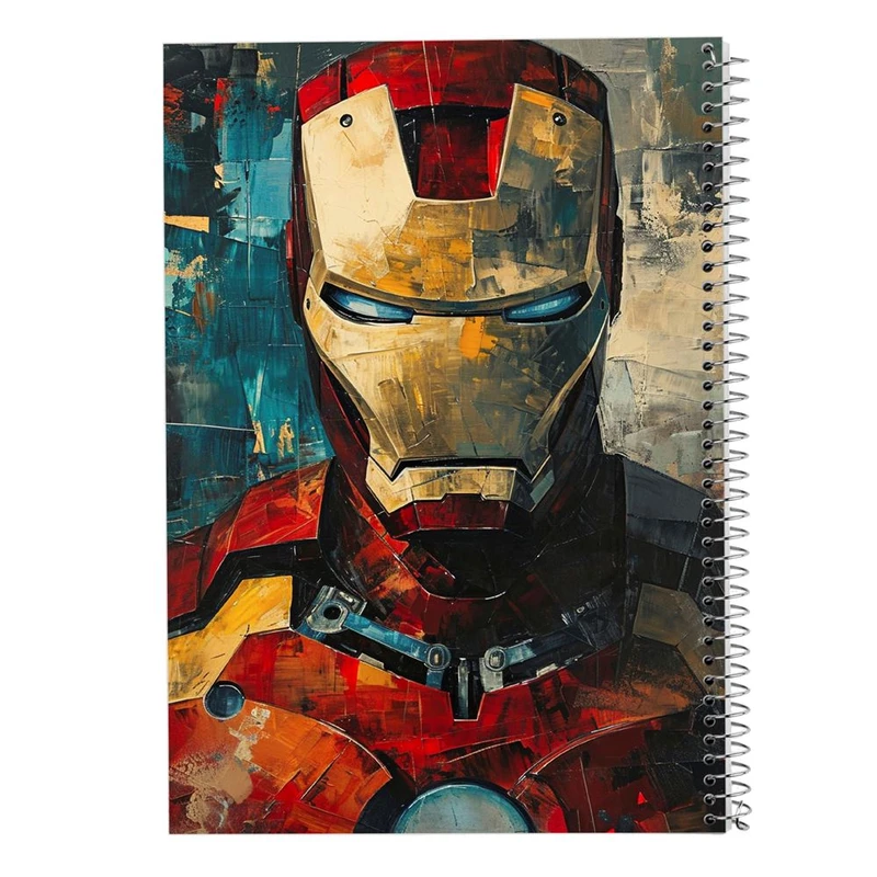 دفتر شطرنجی 50 برگ مدوپد طرح مردآهنی کد DF15638