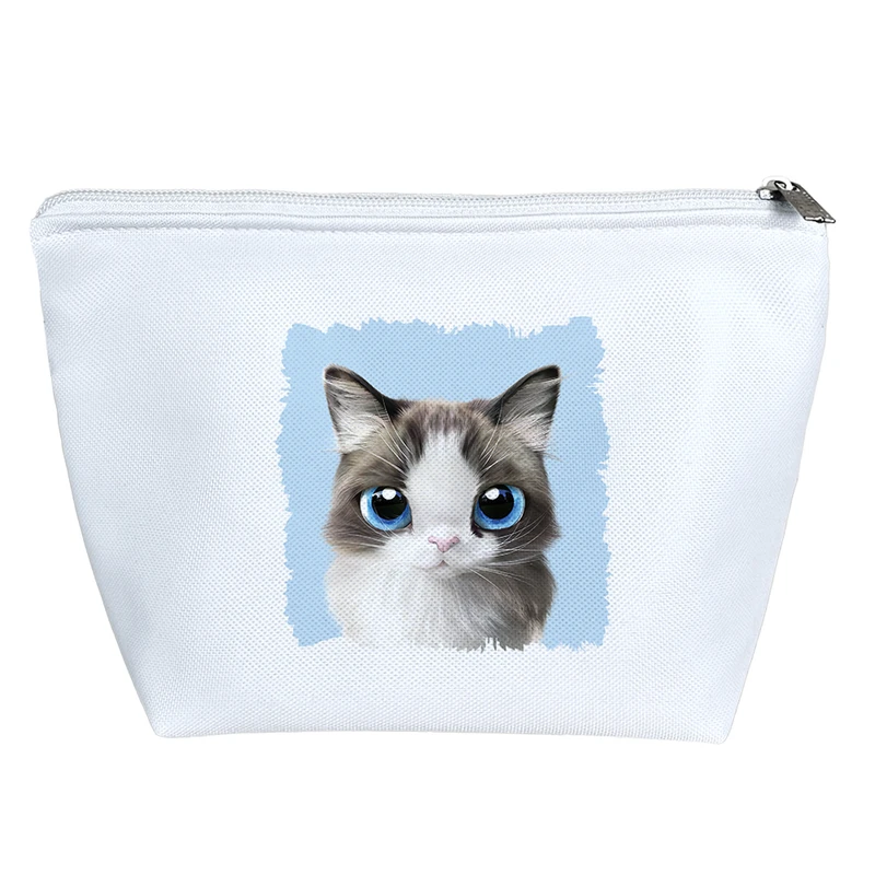 کیف لوازم آرایش دخترانه خندالو مدل گربه کد 2923