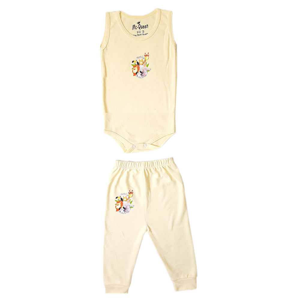 ست بادی و شلوار نوزادی مدل مک کویین کد 033 Baby