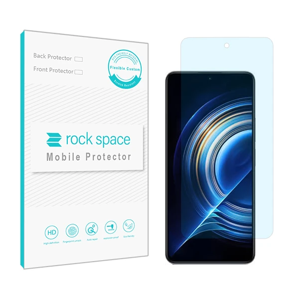 محافظ صفحه نمایش ضد اشعه آبی راک اسپیس مدل HyBLU مناسب برای گوشی موبایل شیائومی Redmi K50 Pro