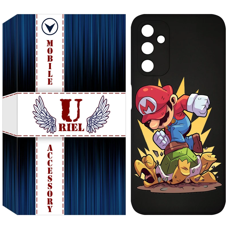 کاور یوریل قاب مدل KSH کد 64 طرح ماریو مناسب برای گوشی موبایل سامسونگ Galaxy M14