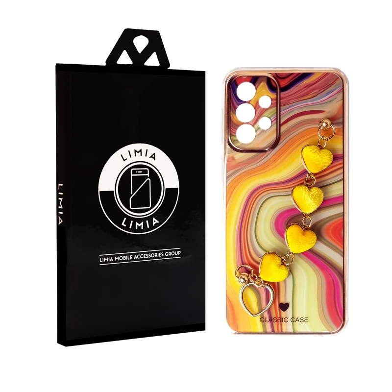 کاور لیمیا مدل فانتزی طرح آبرنگی کد 387 مناسب برای گوشی موبایل سامسونگ Galaxy A53 به همراه آویز