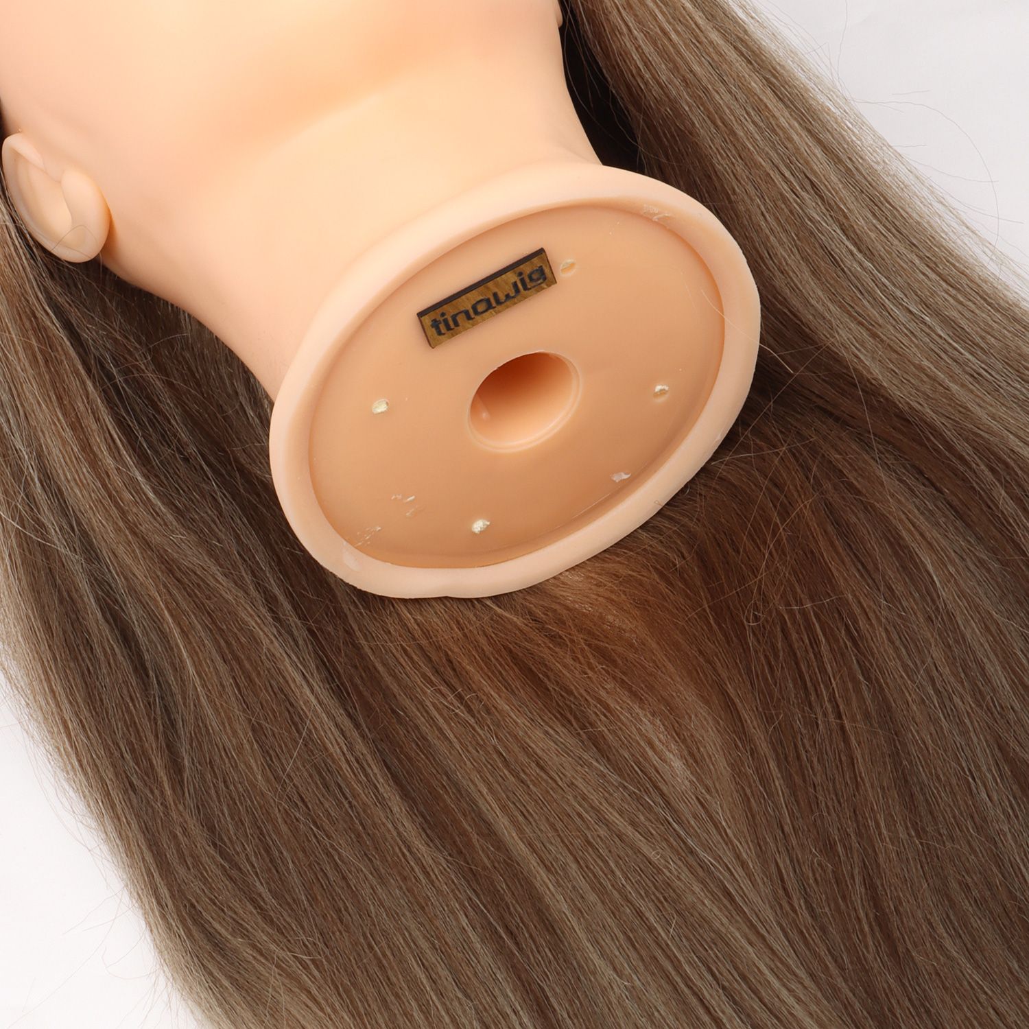 مانکن شینیون و بافت مو تیناویگ کد MM-80CM-OMBR به همراه پایه -  - 8