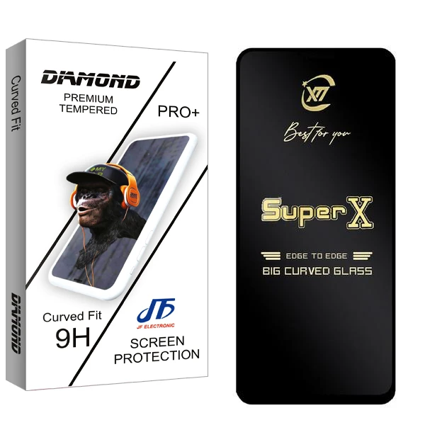 محافظ صفحه نمایش جی اف مدل Diamond SuperX مناسب برای گوشی موبایل شیائومی Redmi Note 12 Pro 4G