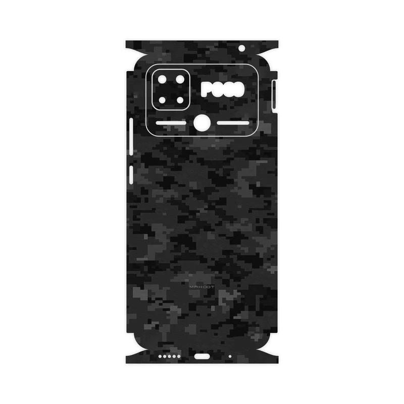برچسب پوششی ماهوت مدل Night_Army_Pixel-FullSkin مناسب برای گوشی موبایل شیائومی Poco C40