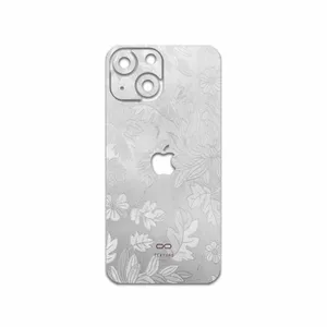 MAHOOT Silver-Wildflower Cover Sticker for Apple iPhone 13 Mini