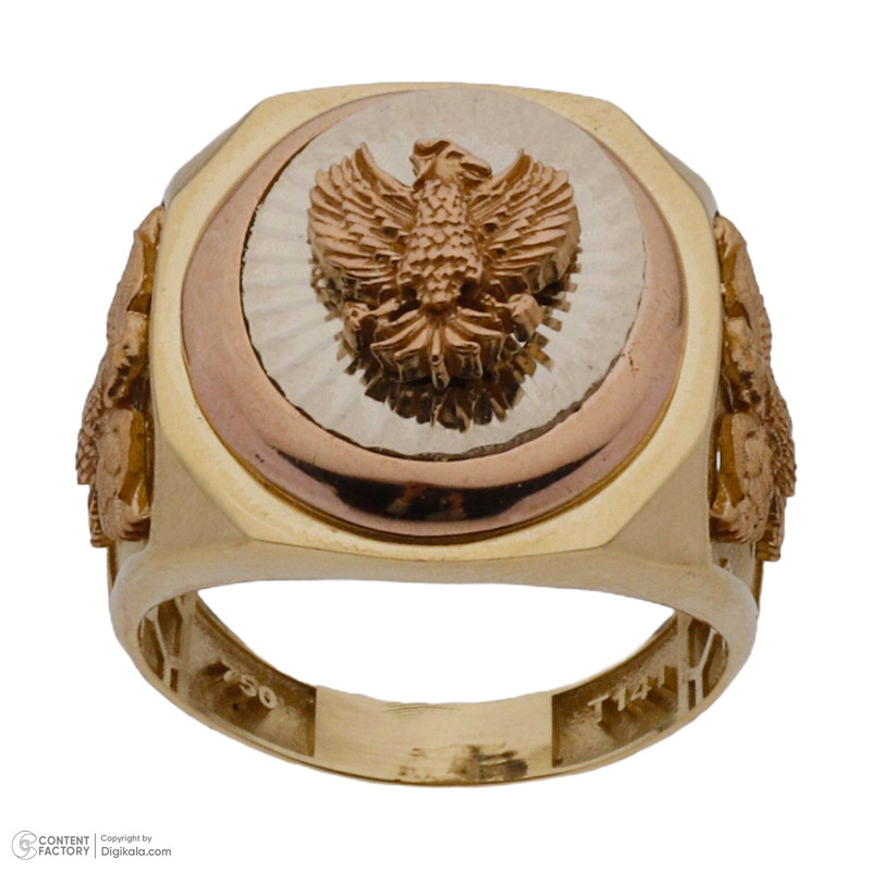 انگشتر طلا 18 عیار مردانه طلای مستجابی مدل 28100 انگشتر طلا 18 عیار مردانه طلای مستجابی مدل 28100