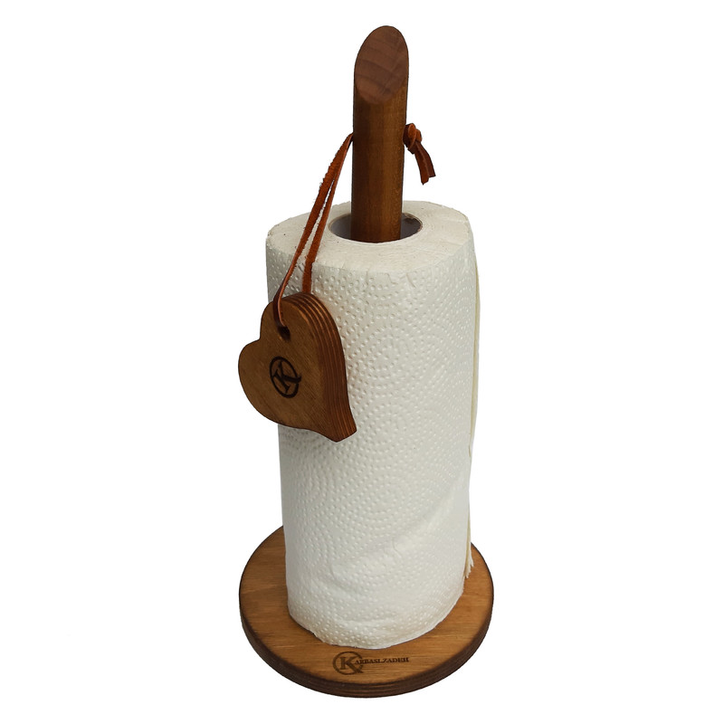 پایه رول دستمال کاغذی کرباسی زاده مدل قلب گرد