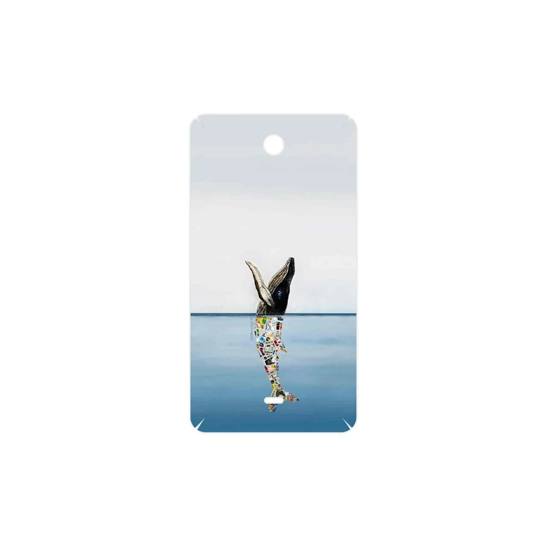 برچسب پوششی ماهوت مدل Collage of Sea Trash مناسب برای گوشی موبایل مایکروسافت Lumia 430