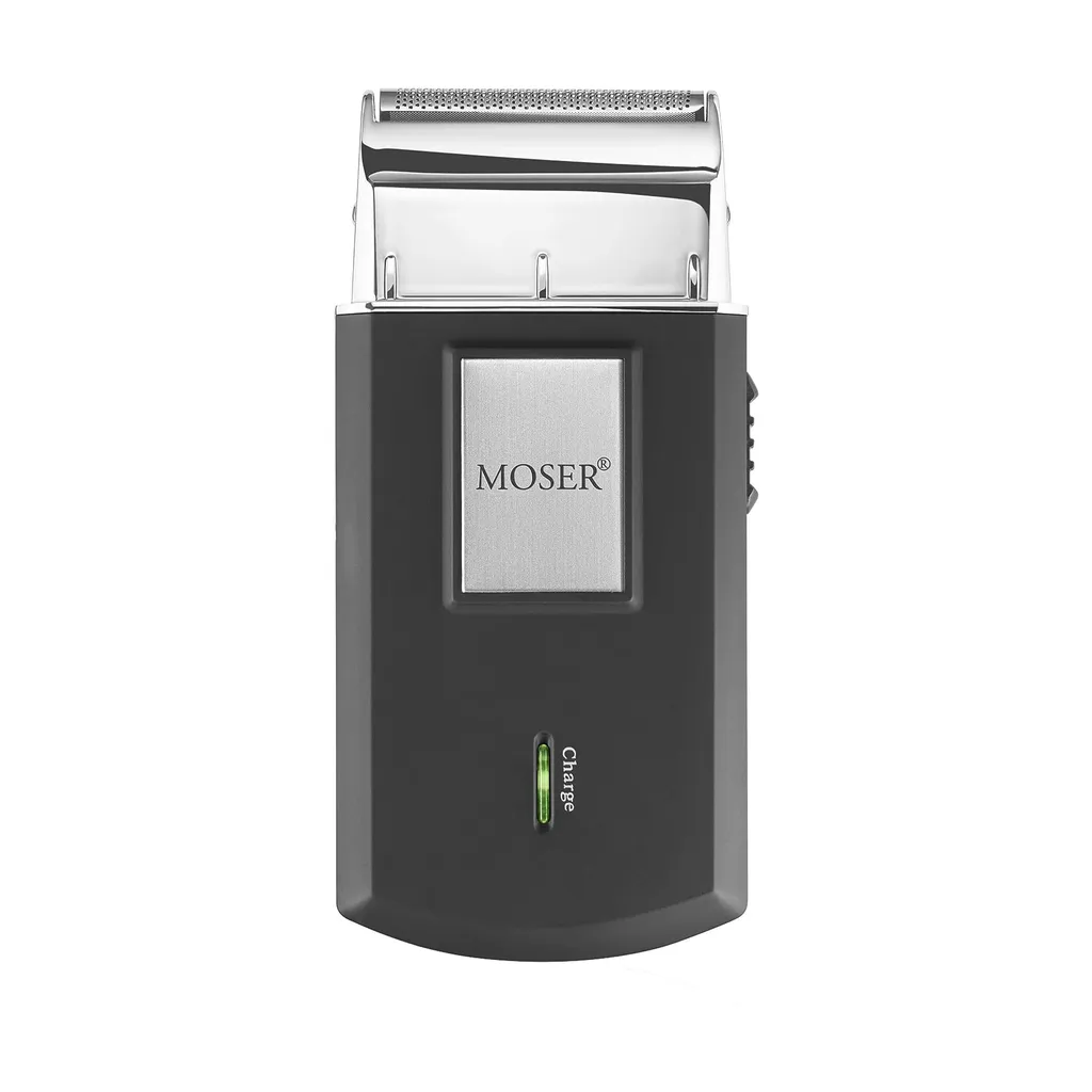 ماشین اصلاح موی صورت موزر مدل Mobile Shaver، اصلاح به صورت صفر زن، امکان شارژ شدن سریع، منبع انرژی با باتری، تکنولوژی اصلاح به صورت فویلی، مدت زمان شارژ 480 دقیقه و مدت زمان استفاده پس از شارژ 45 دقیقه، به‌همراه کیف نگهداری، روغن
