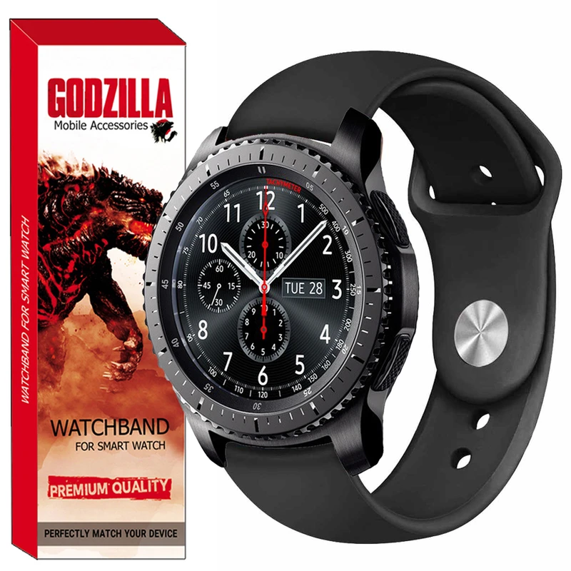 بند گودزیلا مدل SILICONE مناسب برای ساعت هوشمند سامسونگ Gear S3 Frontier SM-R760