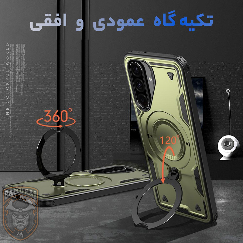 کاور سامورایی مدل Standra مناسب برای گوشی موبایل سامسونگ Galaxy A56 / Galaxy A56 5G