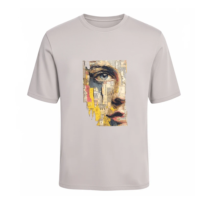 تی‌شرت آستین کوتاه مردانه مدل چشم کد 001