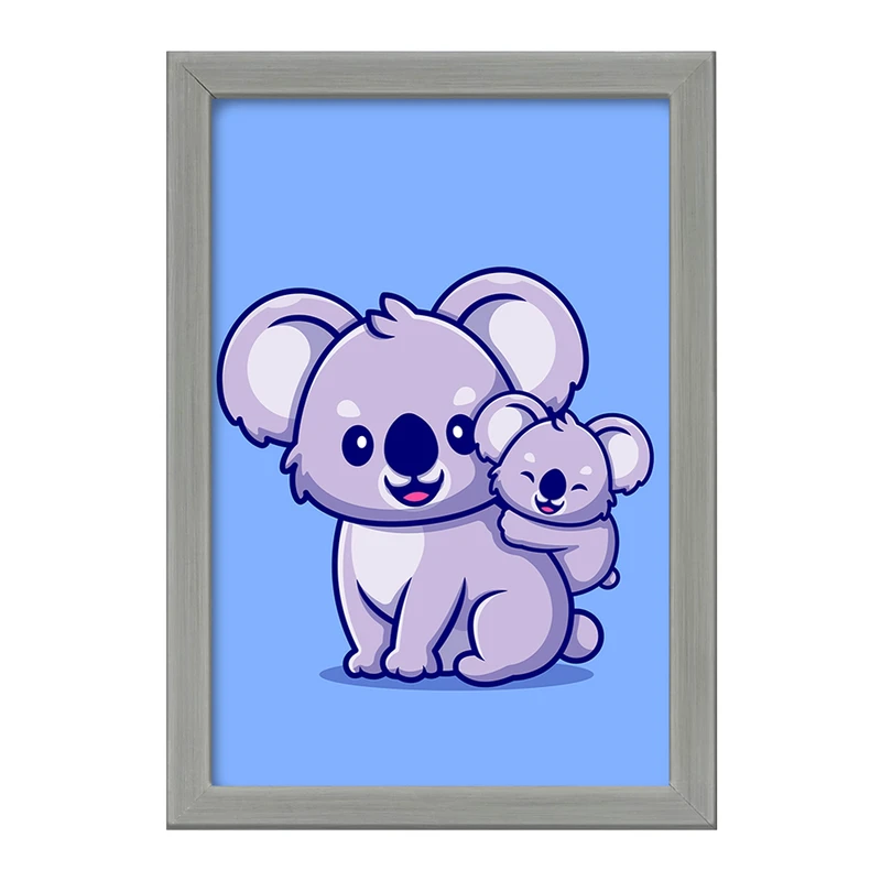 تابلو خندالو طرح حیوانات بامزه کوآلا کد 29632