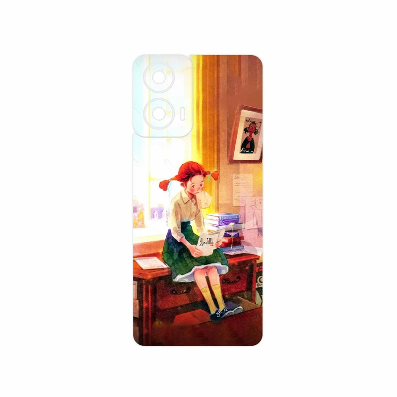 برچسب پوششی ماهوت مدل Watashi No Ashinaga Ojisan مناسب برای گوشی موبایل موتورولا Moto G24