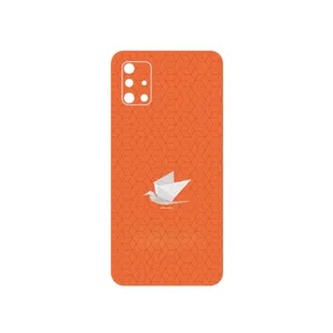 MAHOOT Minimalist origami bird Cover Sticker for Samsung Galaxy A51