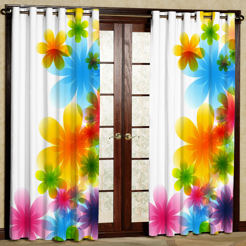 پرده مدل مخمل پانچی کد 4099T2 سایز 200x140 سانتی متر