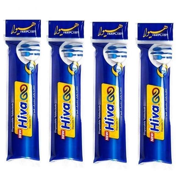 سفره یکبار مصرف هیوا مدل مجلسی 4 رول 10 متری
