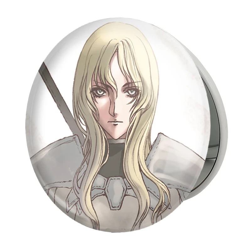 آینه جیبی خندالو طرح فلورا انیمه کلیمور مدل تاشو کد 33475