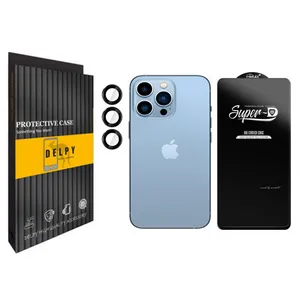 محافظ لنز دلپی مدل Gorilla مناسب برای گوشی موبایل اپل Iphone 14 Pro Max به همراه محافظ صفحه نمایش