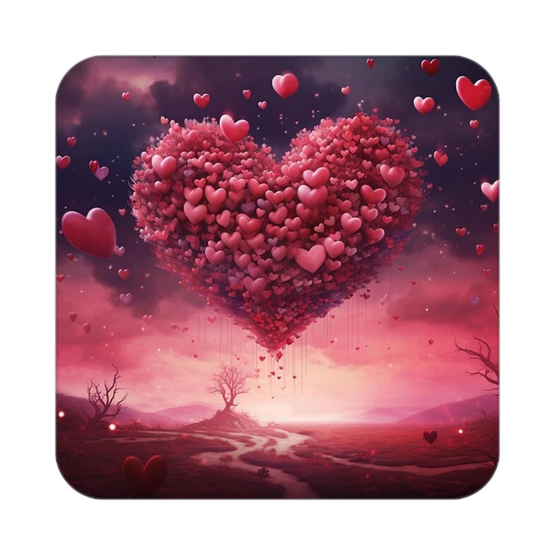 زیر لیوانی کاکتی مدل عاشقانه کد mp14038