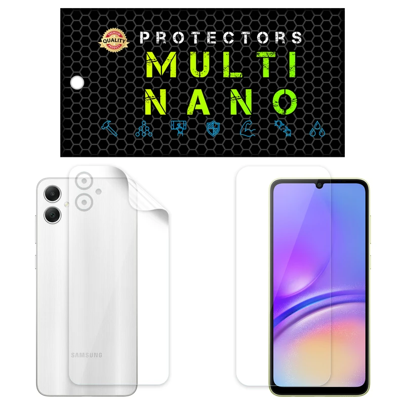 محافظ صفحه نمایش مولتی نانو مدل X-SFT مناسب برای گوشی موبایل سامسونگ Galaxy A05 به همراه محافظ پشت گوشی