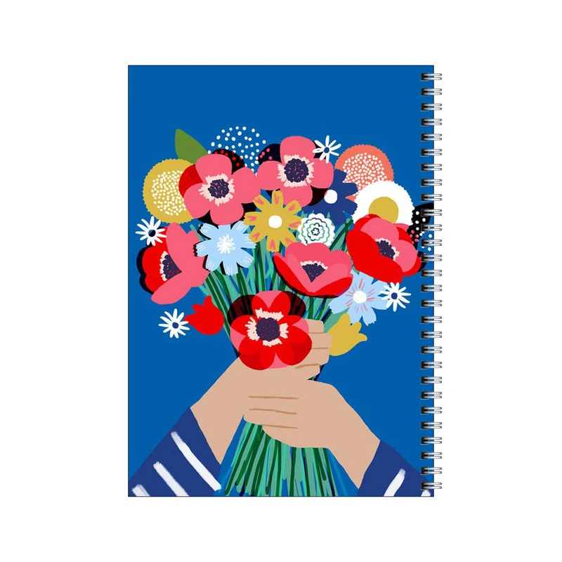 دفتر مشق 100 برگ بامبیلیپ طرح دسته گل  کد 4263311