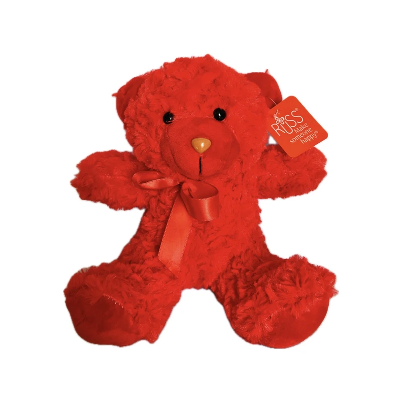 عروسک راس طرح خرس مدل Love Teddy ارتفاع 20 سانتی متر