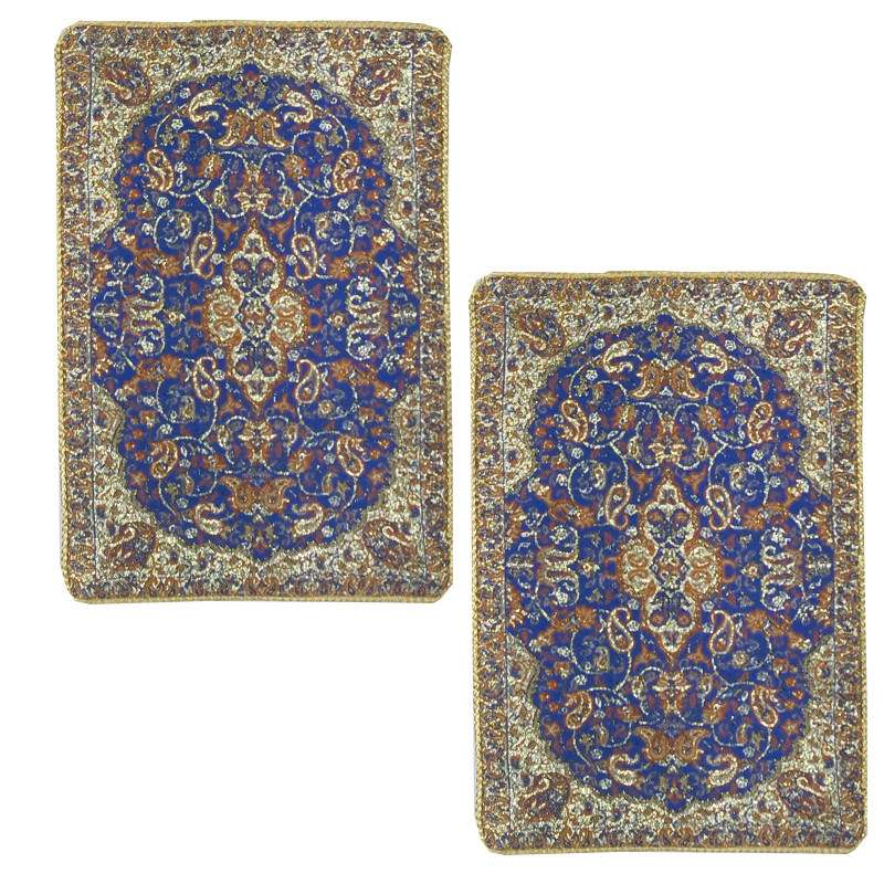 رومیزی ترمه مدل نسترن کد ASALI-717 بسته 2 عددی