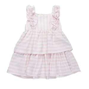 پیراهن آستین کوتاه یقه گرد دخترانه مدل MDSS-CH1799