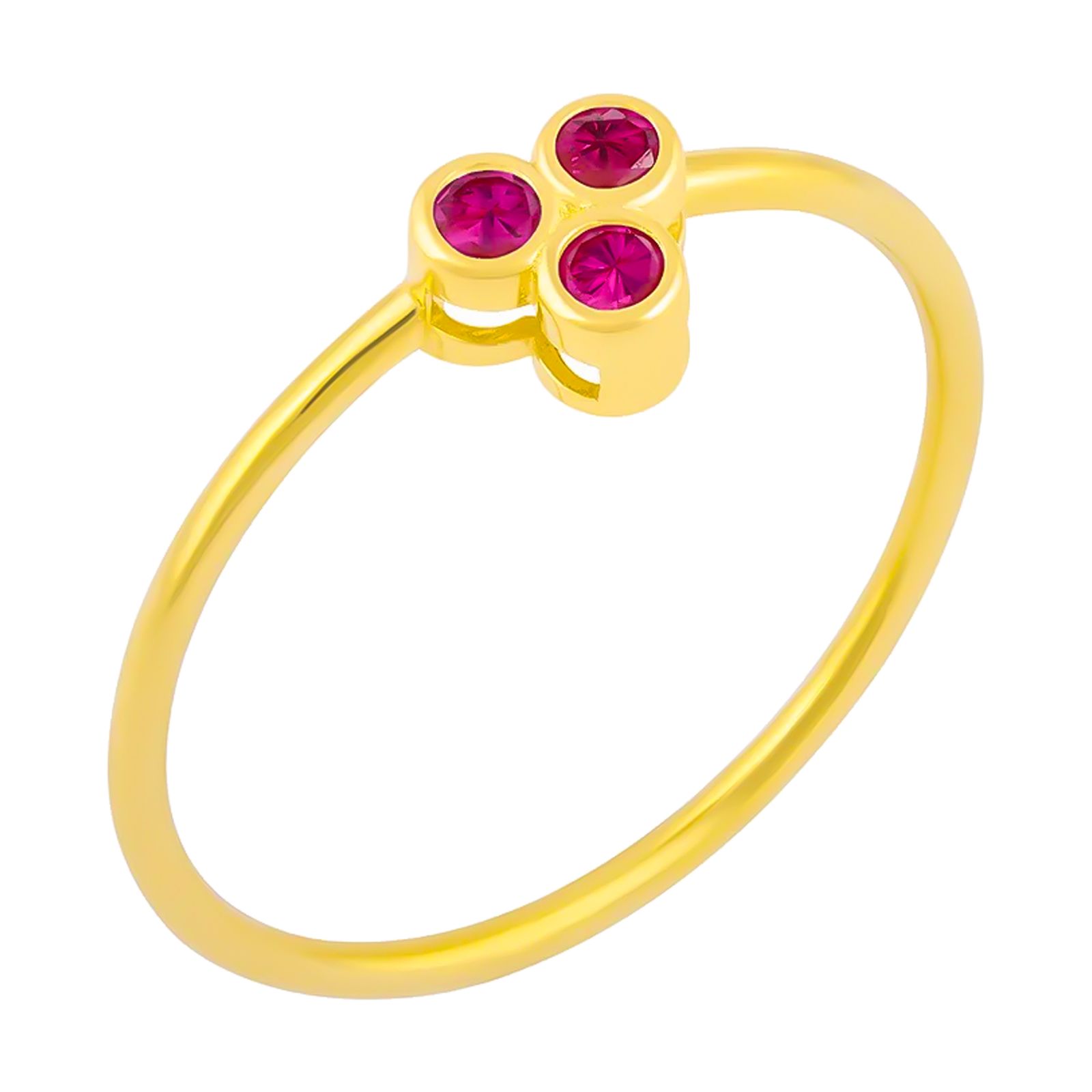 انگشتر طلا 18 عیار زنانه درریس مدل پولاریس سایز 56 - - 3