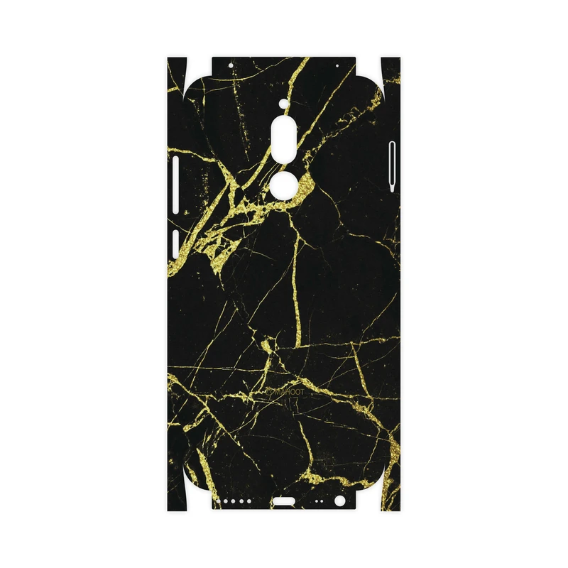 برچسب پوششی ماهوت مدل Graphite-Gold-Marble-FullSkin مناسب برای گوشی موبایل شیائومی Redmi 8