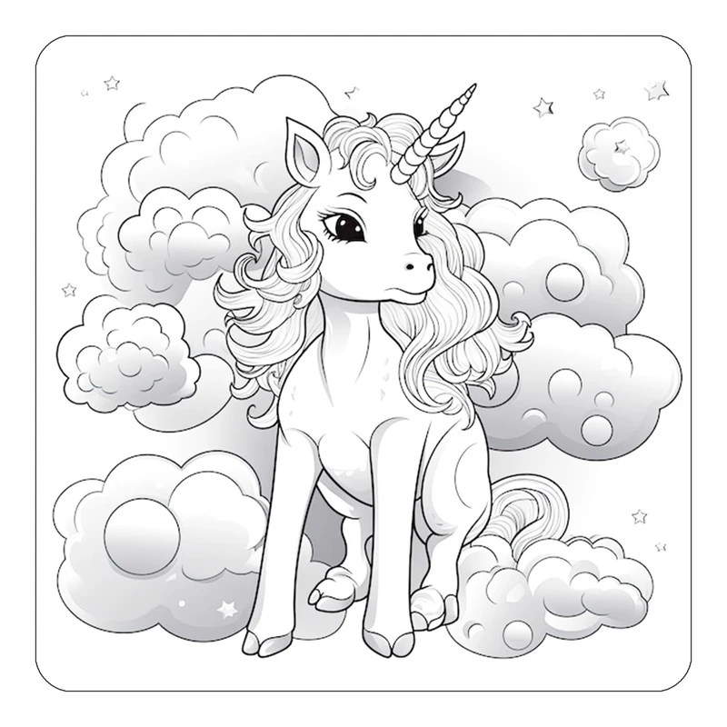 مگنت کاکتی طرح اسب تک شاخ و یونیکورن مدل mp32533