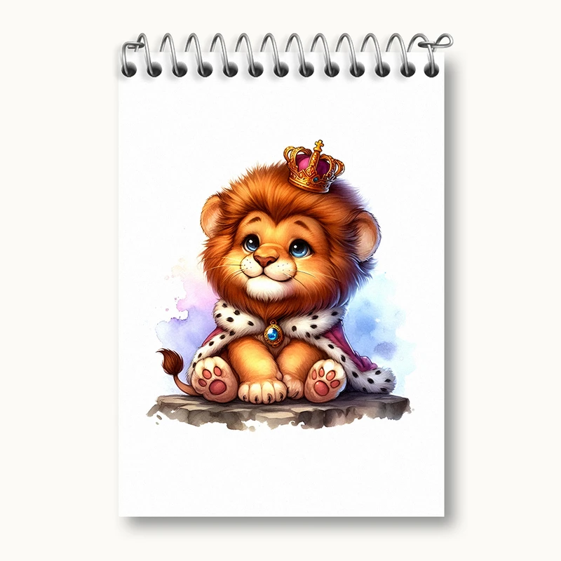 دفتر یادداشت 50 برگ خندالو طرح شیر شاه کد N5564