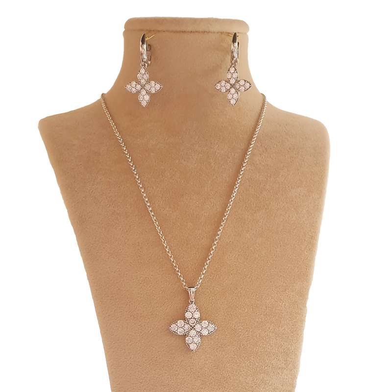 نیم ست نقره زنانه مدل 37