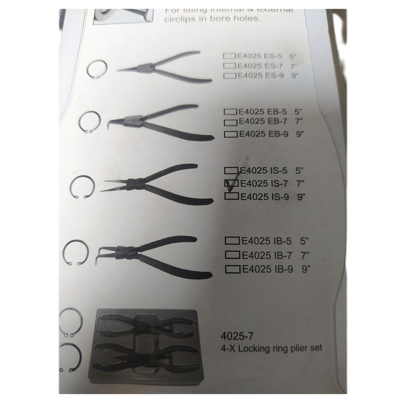 انبر خار جمع کن واتا مدل E4025 سایز 7 اینچ