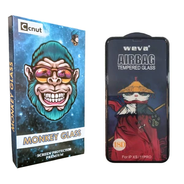 محافظ صفحه نمایش کوکونات مدل monku Air Bag مناسب برای گوشی موبایل اپل iPhone XS Max