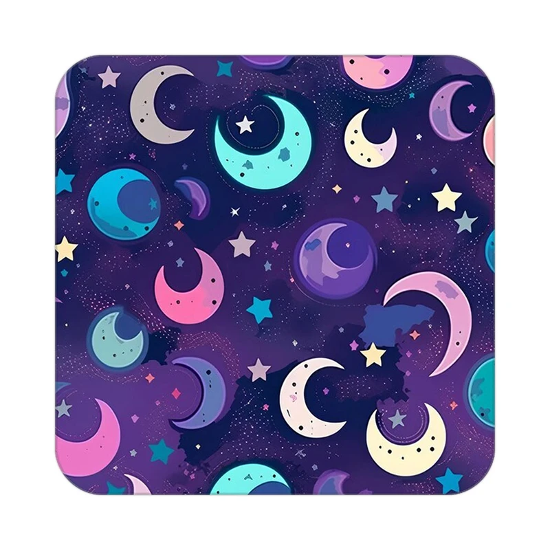 زیر لیوانی کاکتی طرح ماه و ستاره مدل mp52937