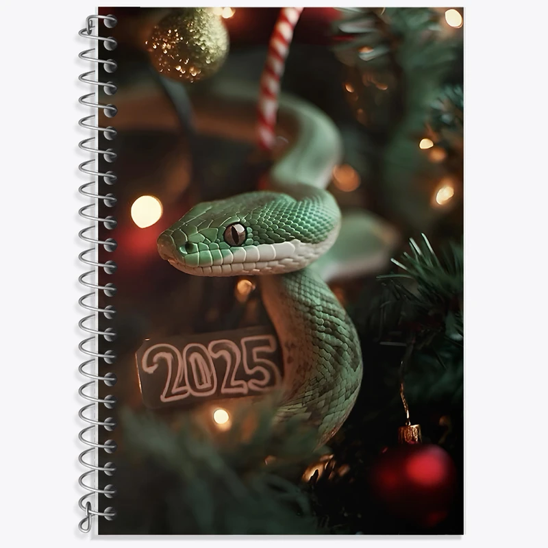 دفتر زبان 50 برگ خندالو مدل دو خط طرح سال 2025 میلادی کد F8163