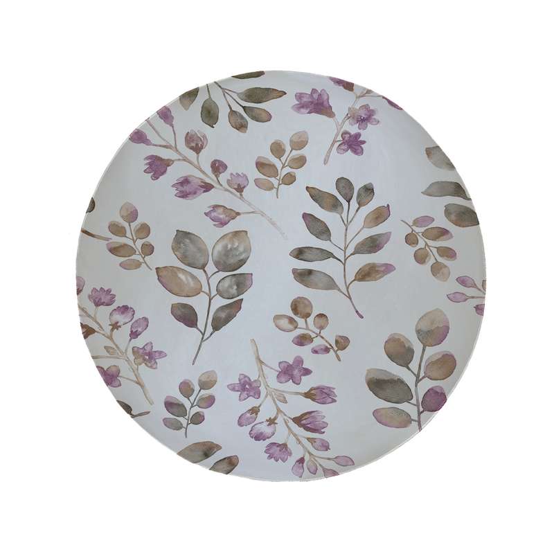پادری مدل دایره طرح برگ کد 5088 سایز 90 × 90 سانتی متر