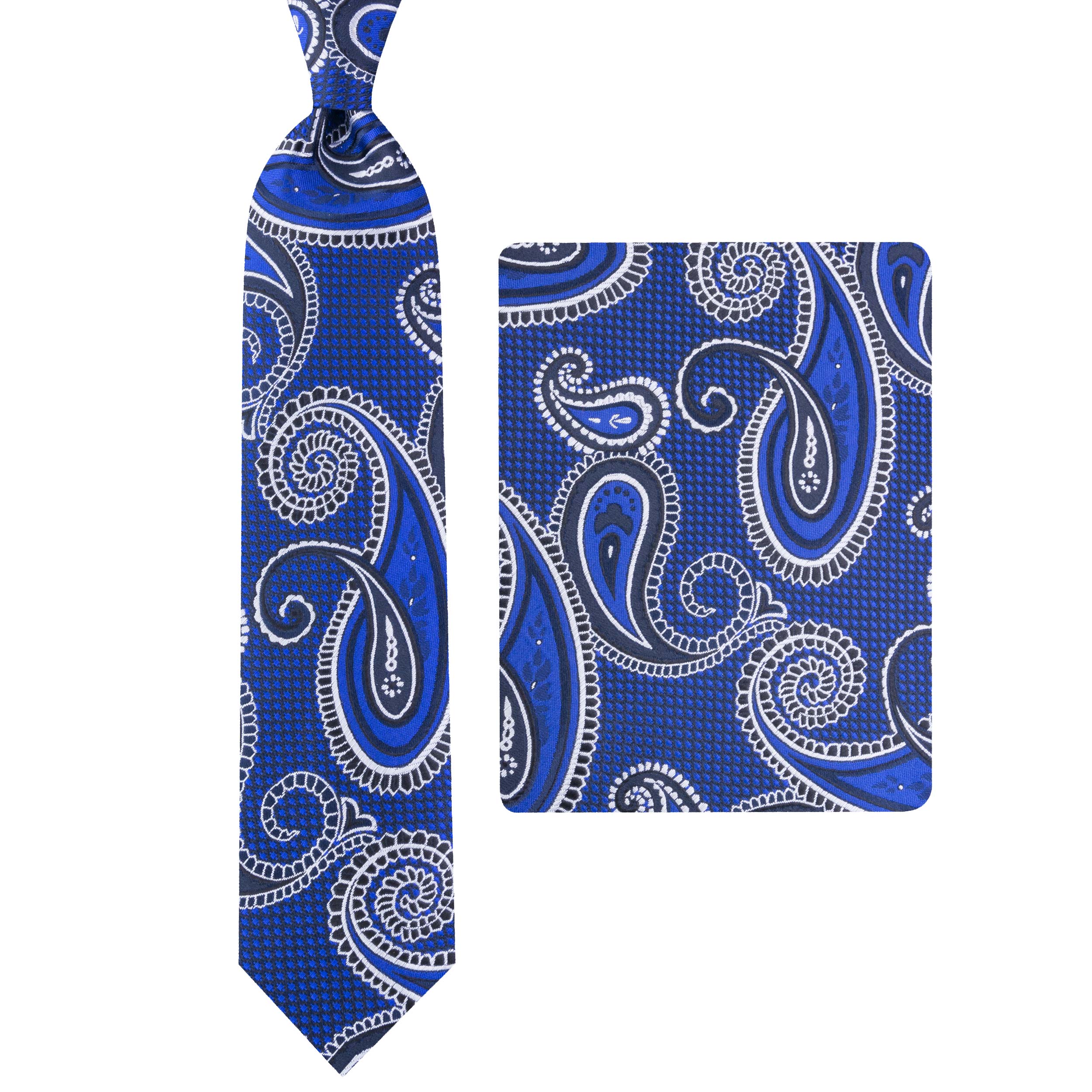 ست کراوات و دستمال جیب مردانه مدل GF-PA1266-DB