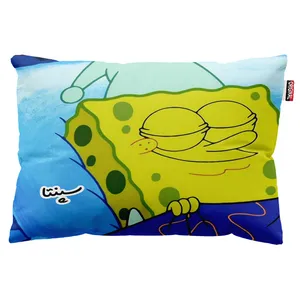 بالش پاد آفرین مدل باب اسفنجی طرح اسم سپنتا کد 04